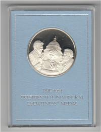 The 1981 Presidential Inaugural Eyewitness Medal   (Franklin Mint)