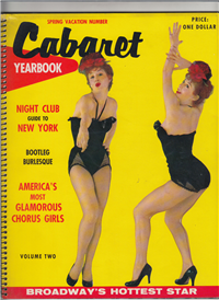 CABARET YEARBOOK  Volume 2    (Cabaret, 1956) Gwen Verdon