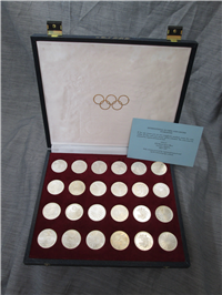 1972 Munich Olympics XX Olympiad 24 Coin Silver Uncirculated Set 