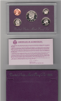 1992 US Mint Proof Set  (5 coins)