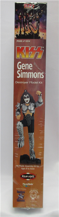 GENE SIMMONS FROM KISS Plastic Model Kit  (Polar Lights #5054, 1998)