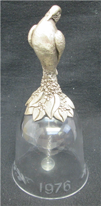 The Franklin Mint Silver and Crystal Bell  (Franklin Mint, 1975)