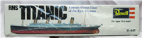 RMS Titanic Famous Ocean Liner of the Epic Disaster Model Kit  (Revell H-445, 1976)