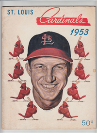 ST. LOUIS CARDNIALS YEARBOOK  (Big League Books, 1953) 