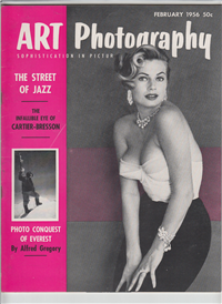 ART PHOTOGRAPHY  Vol. 7 #8-80    (George E. von Rosen, February, 1956) Anita Ekberg