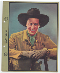 Bill Elliott Dixie Cup Premium (Columbia Pictures, c. 1941)