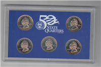 5 Coins 50 State Quarters Proof Set in Box with COA  (US Mint, 2003)