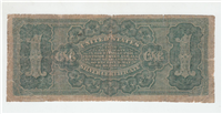 (Fr-221) 1886 $1 Martha Washington Silver Certificate (Rosecrans/Nebeker, small red seal)