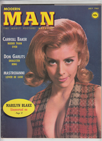MODERN MAN  Vol. XV #1-168    (Publishers Development Corp., July, 1965) Marilyn Blake
