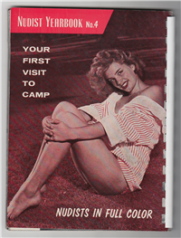 MODERN SUNBATHING'S NUDIST YEARBOOK  No. 4    (Diamond Pulbishing, Inc., 1950s) 